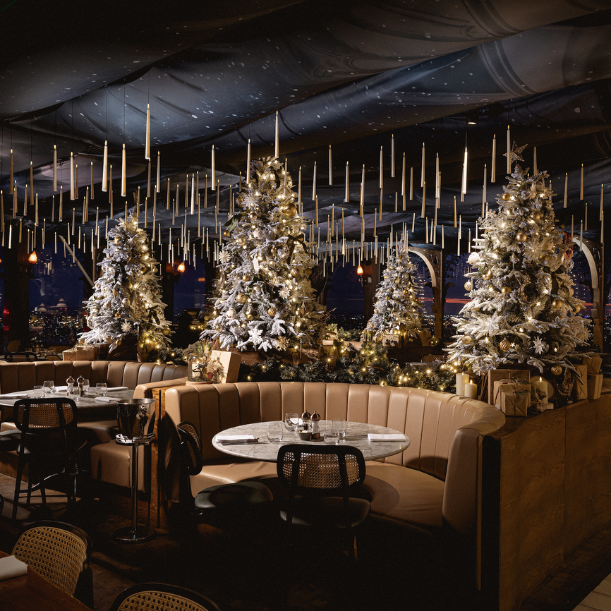 Christmas day at Duck & Waffle